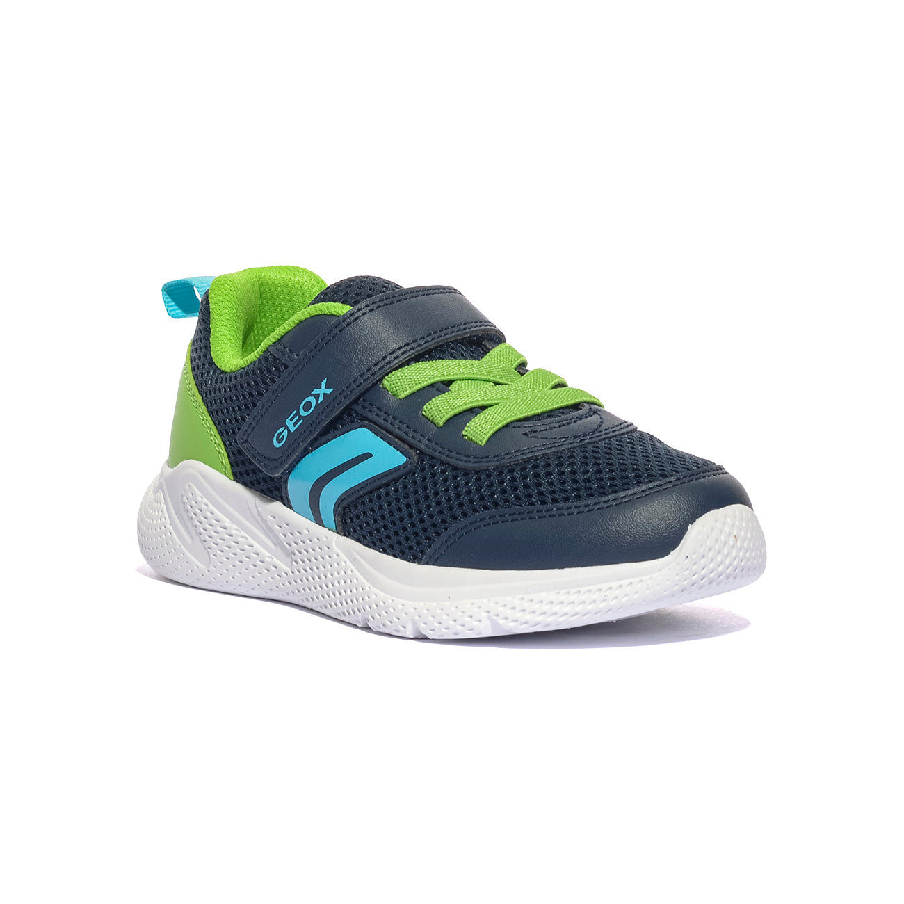 GEOX J36GBA NAVY LIME  C0749 Sneakers Bambino 