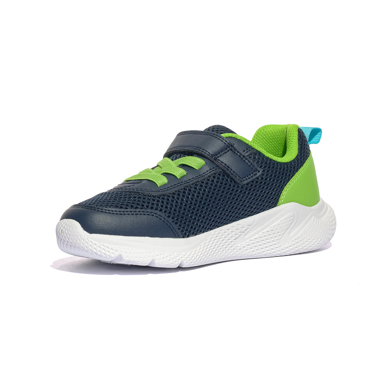 GEOX J36GBA NAVY LIME  C0749 Sneakers Bambino 