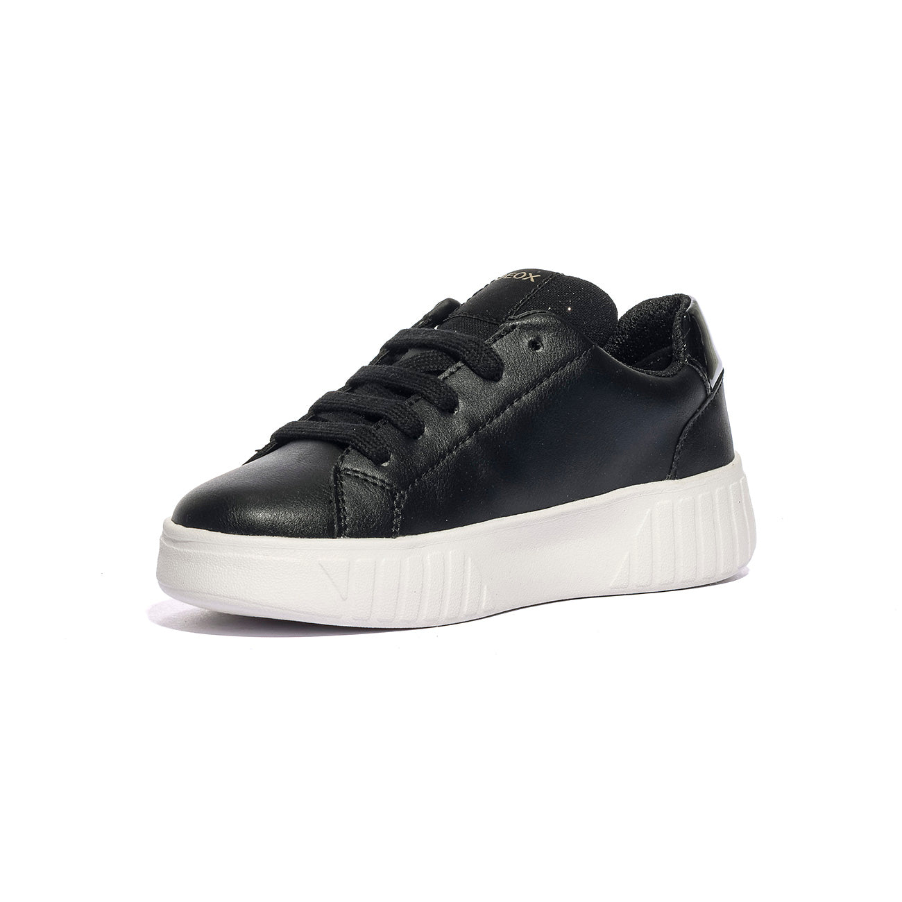 GEOX J45DVA 054AJ BLACK LT GOLD        C9258 Sneakers Bambina 