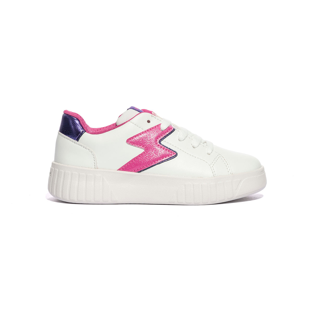 GEOX J45DVA 054AJ WHITE FUCHSIA        C0563 Sneakers Bambina 