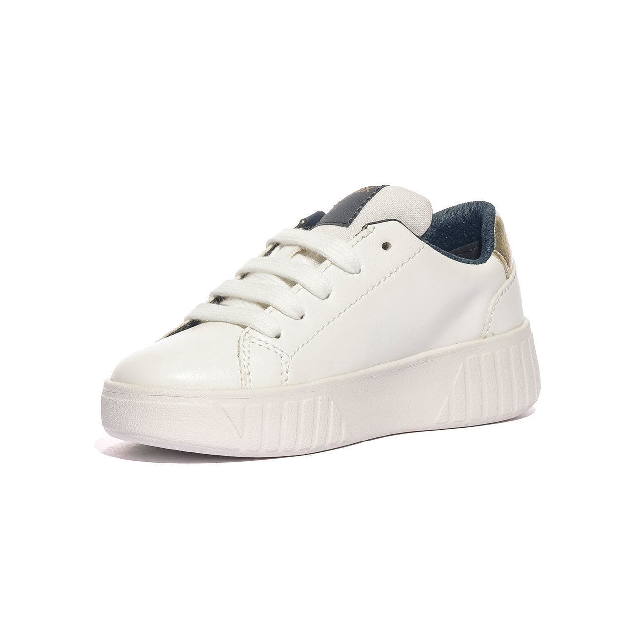 GEOX J45DVA 054AJ WHITE NAVY  C0899 Sneakers Bambina 