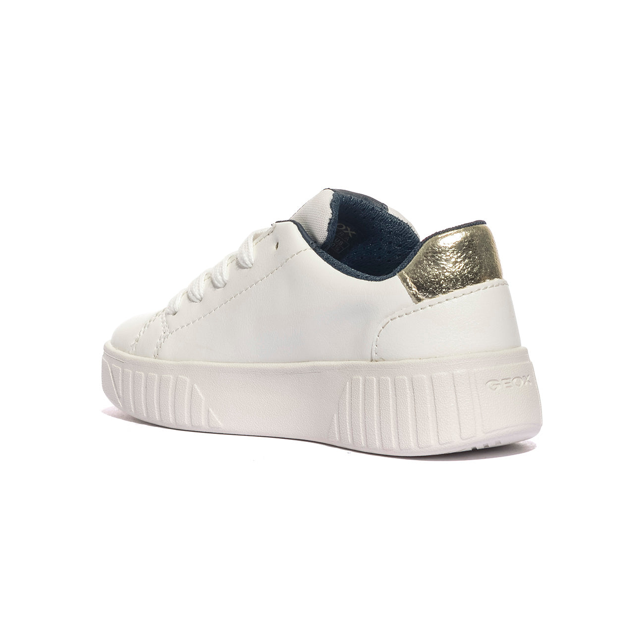 GEOX J45DVA 054AJ WHITE NAVY  C0899 Sneakers Bambina 