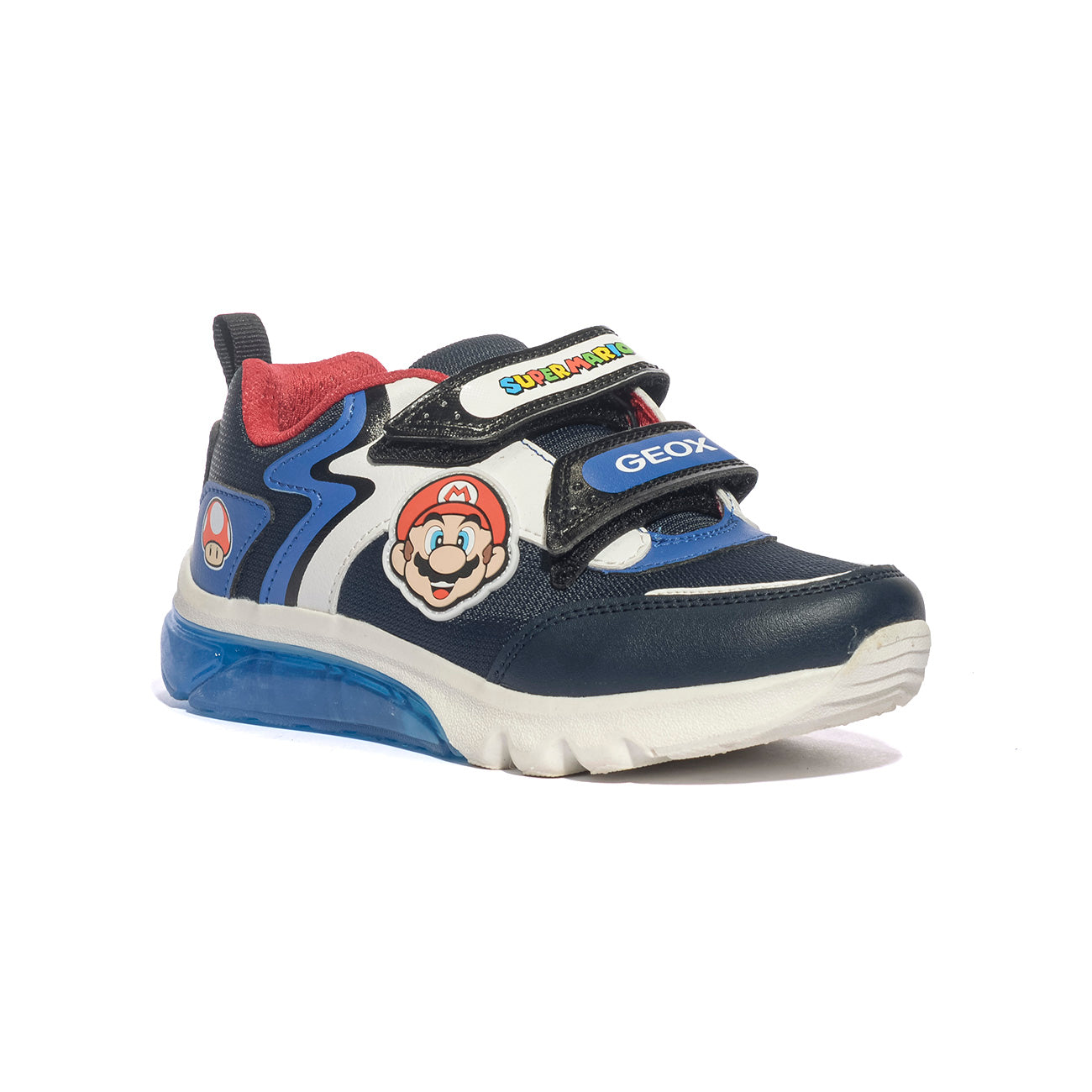 GEOX J46LBI 054FU NAVY ROYAL  C4226 Sneakers Bambino 