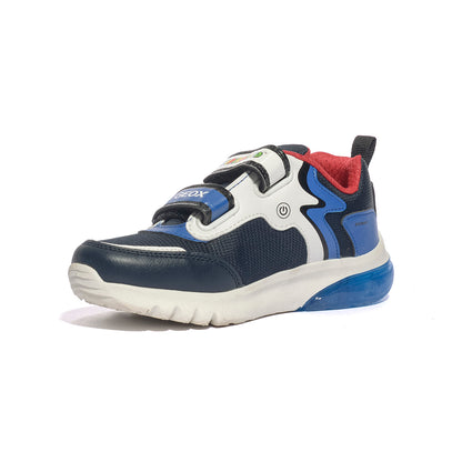GEOX J46LBI 054FU NAVY ROYAL  C4226 Sneakers Bambino 