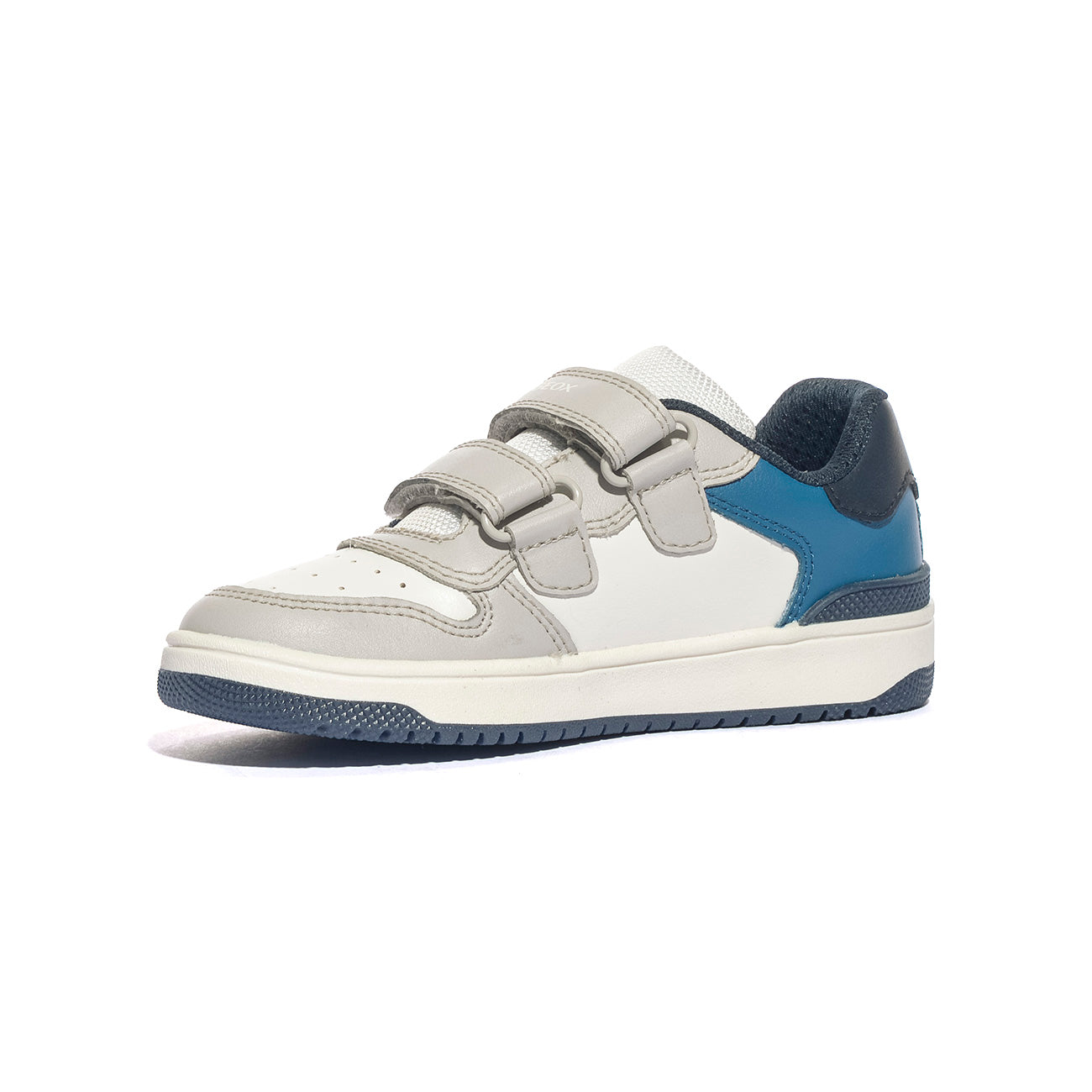 GEOX J46LQA 000BC WHITE LT GREY        C1236 Sneakers Bambino 