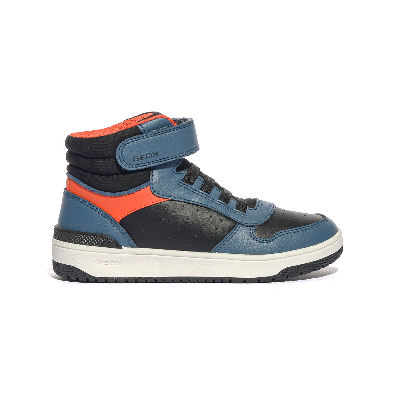 GEOX J46LQB 05415 BLACK BLUE  C0052 Sneakers Bambino 
