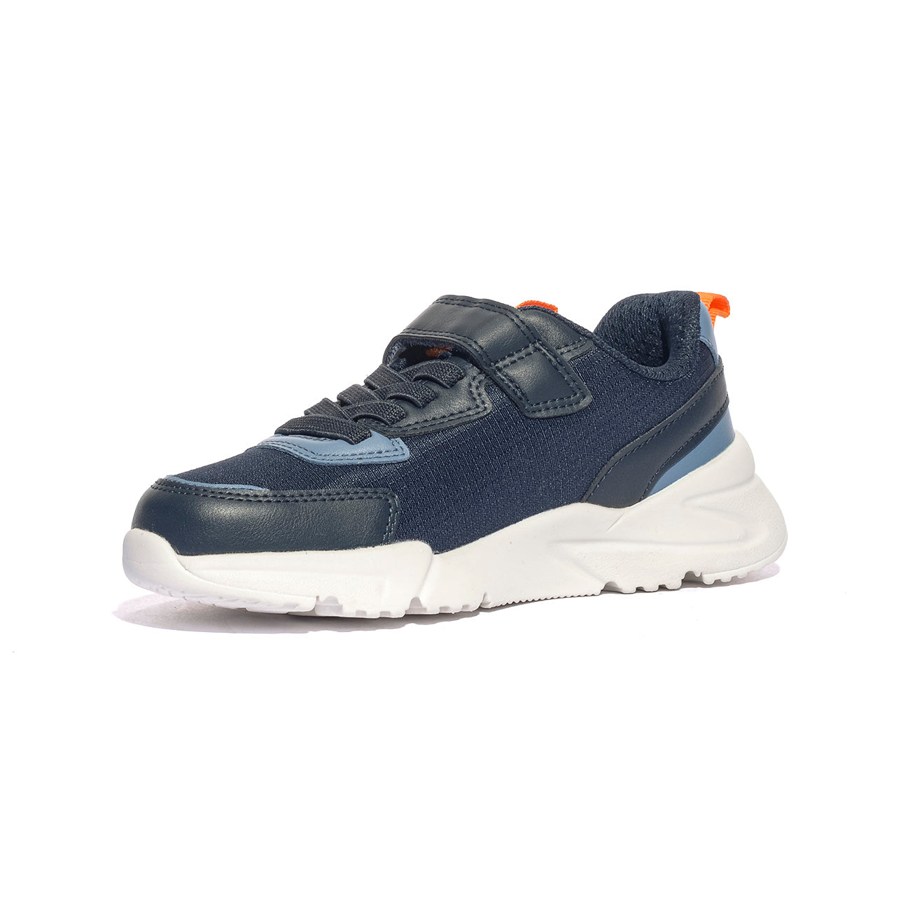 GEOX J55MQB 0FU54 NAVY ORANGE  C0659 Sneakers Bambino 