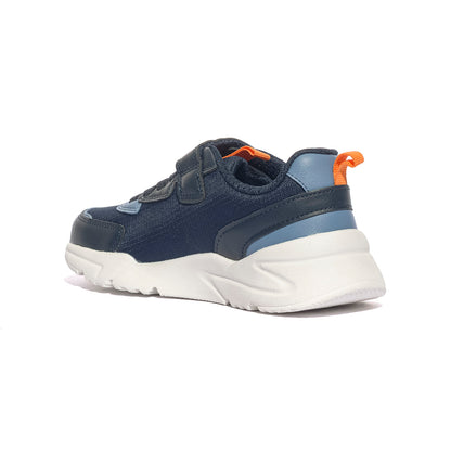 GEOX J55MQB 0FU54 NAVY ORANGE  C0659 Sneakers Bambino 