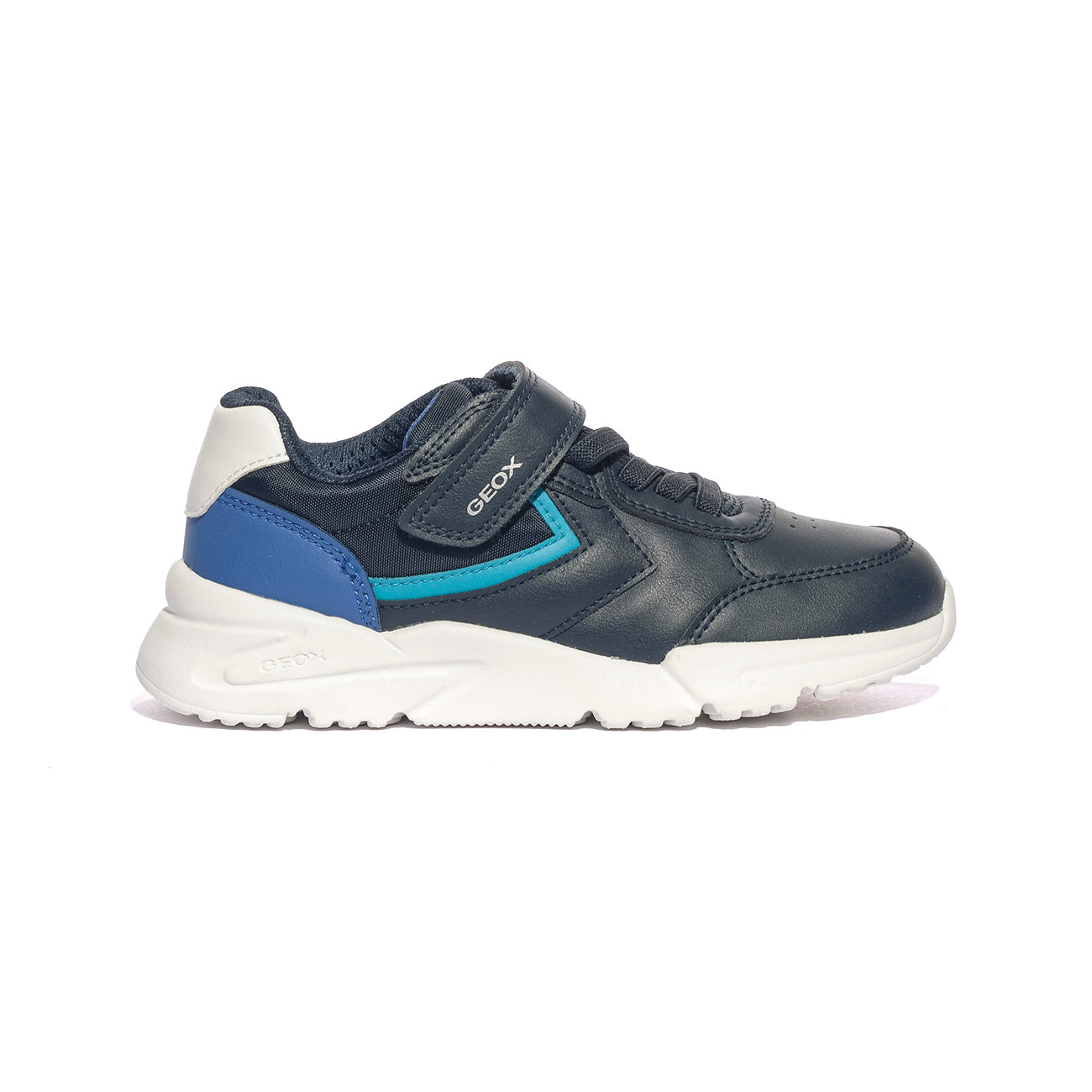 GEOX J56MQC 05411 NAVY ROYAL  C4226 Sneakers Bambino 