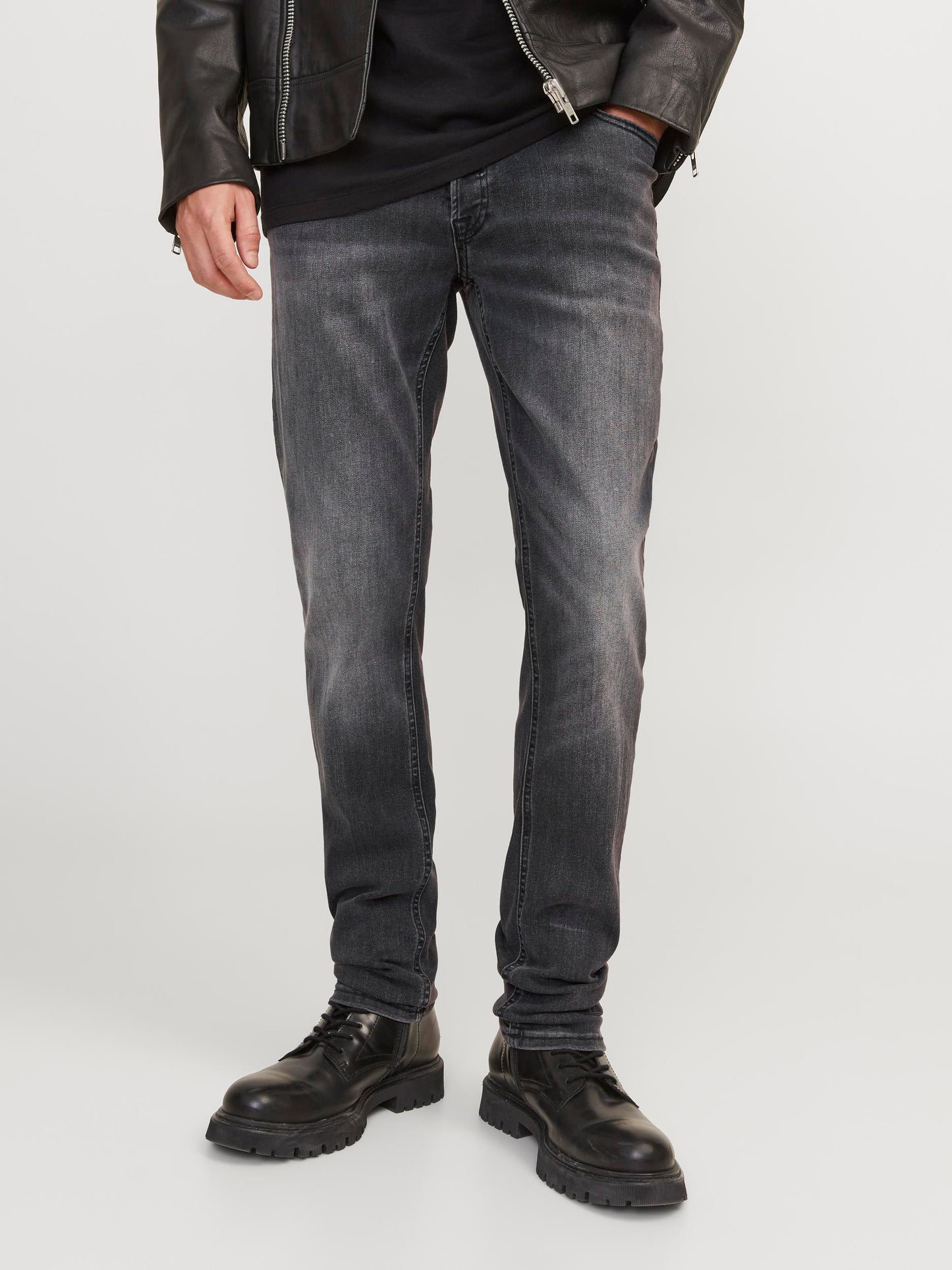 JACK & JONES 12159030 Black Denim Jeans Uomo 