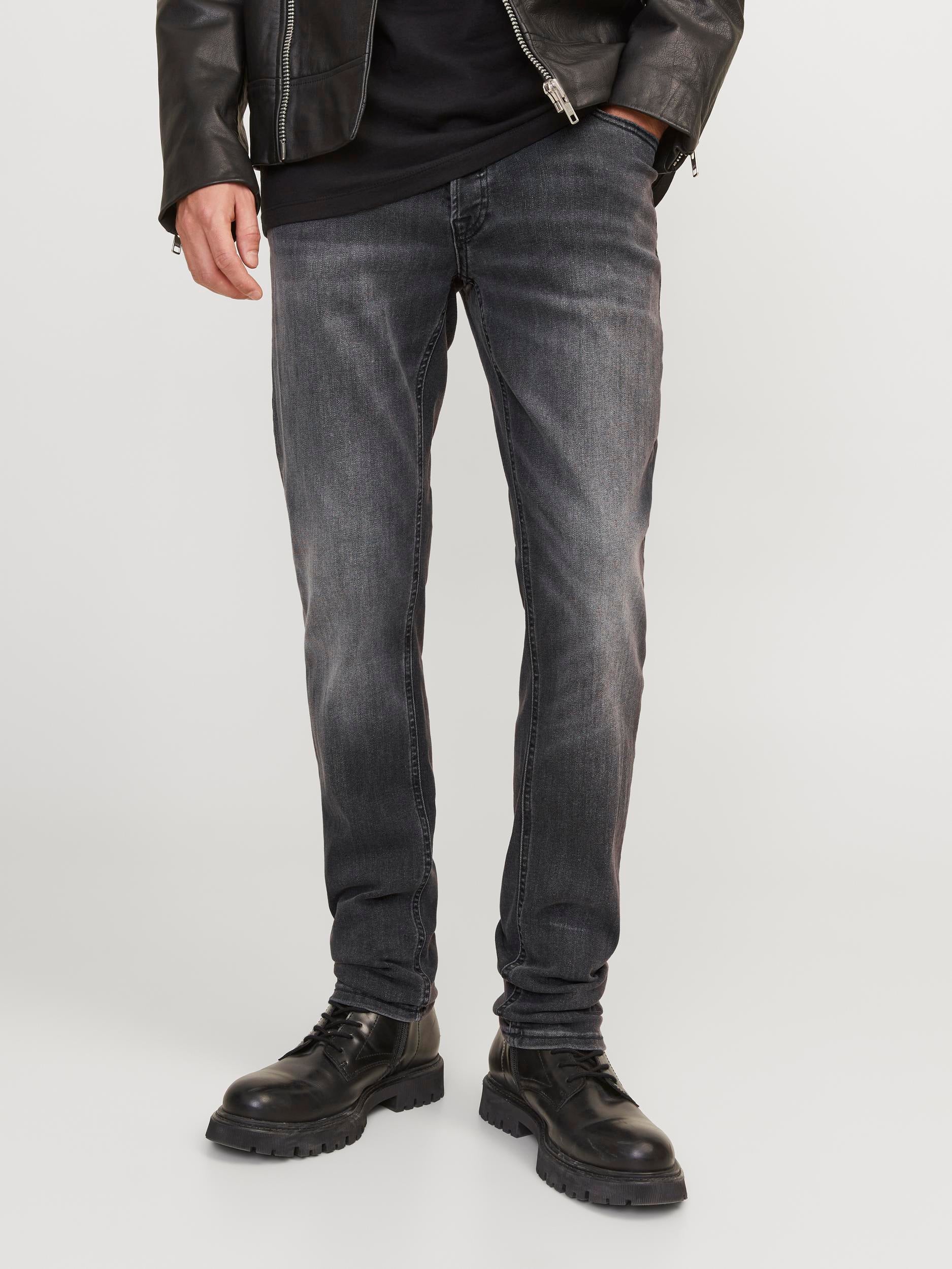 JACK & JONES 12159030 Black Denim Jeans Uomo 