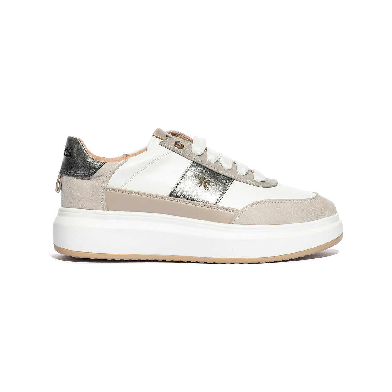 KEYS K11203 WHITE Sneakers Donna 