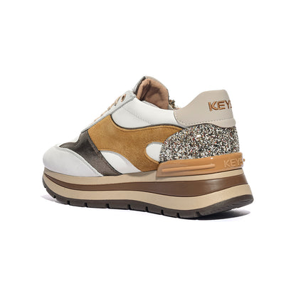 KEYS K11230 WHITE Sneakers Donna 