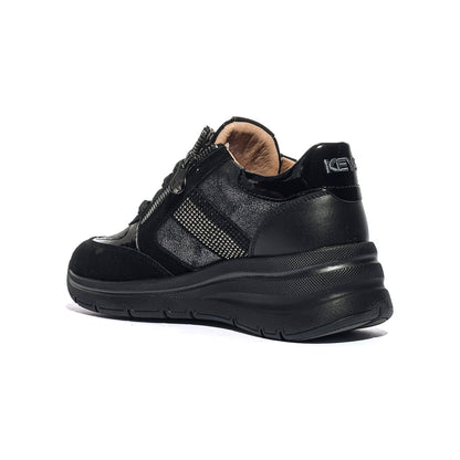 KEYS K11264 BLACK Sneakers Donna 