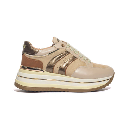 KEYS K11281 BEIGE BRONZO Sneakers Donna 