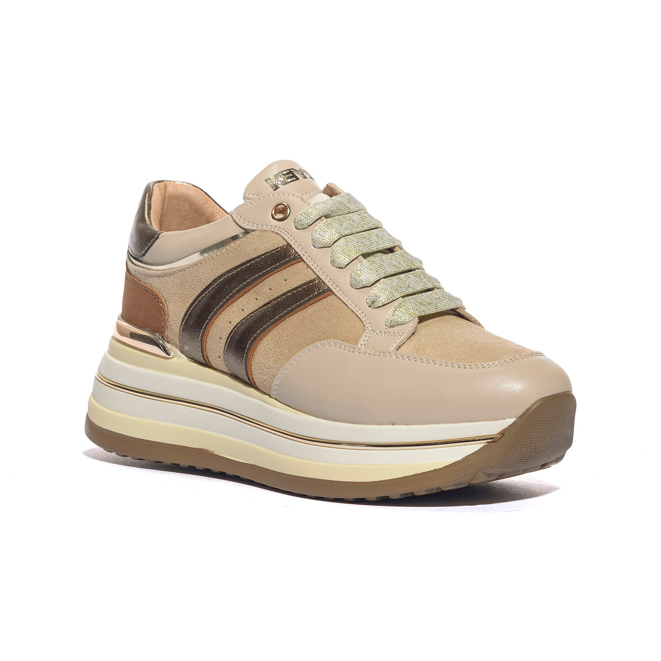 KEYS K11281 BEIGE BRONZO Sneakers Donna 