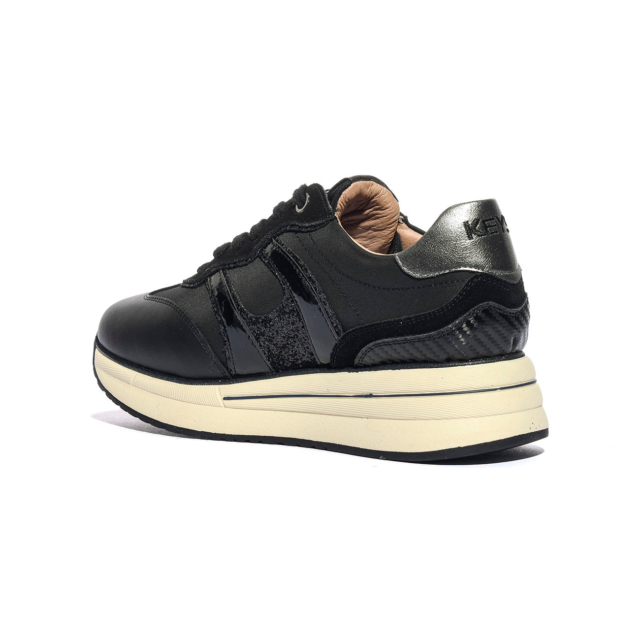KEYS K11290 BLACK PIOMBO Sneakers Donna 