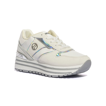 LANCETTI LANC389 WHITE Sneakers Donna 