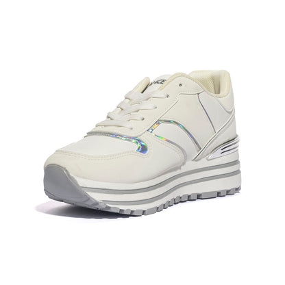 LANCETTI LANC389 WHITE Sneakers Donna 