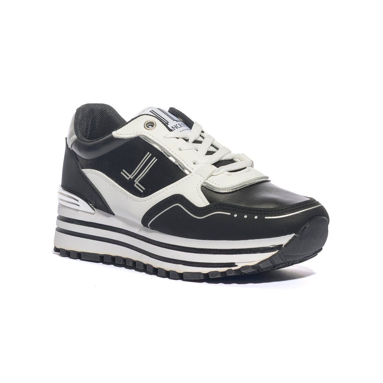 LANCETTI LANC48 GUN/BLACK C1223 Sneakers Donna 