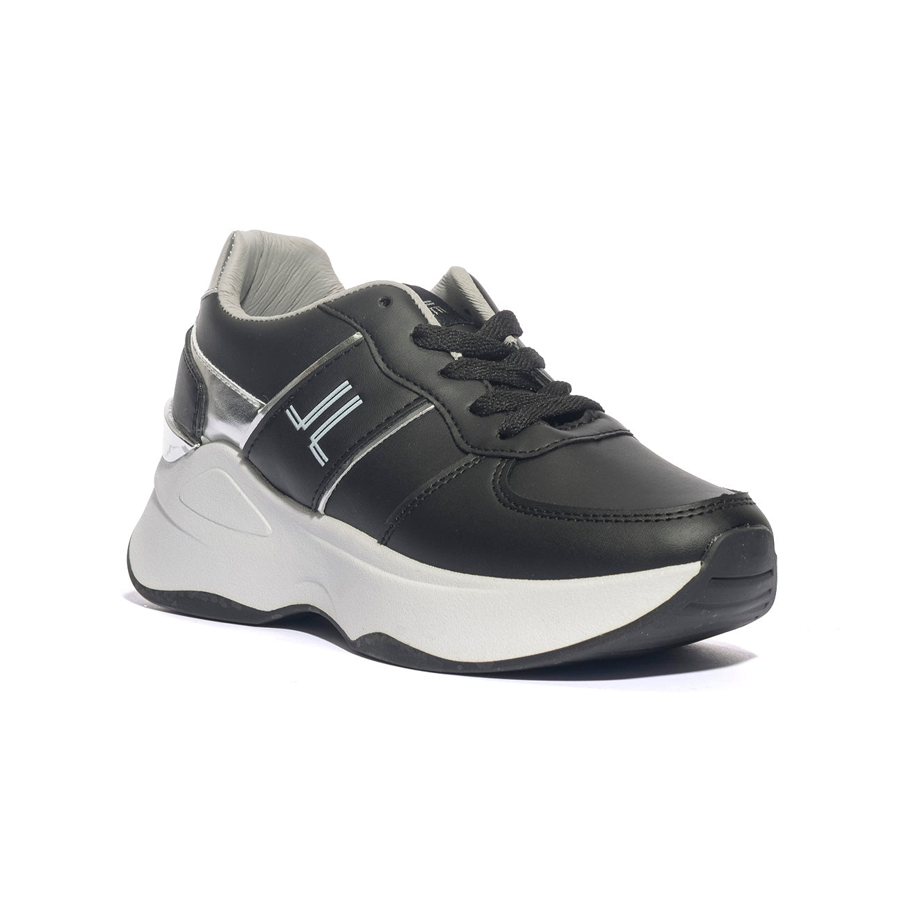 LANCETTI LANC85 BLACK SILVER Sneakers Donna 