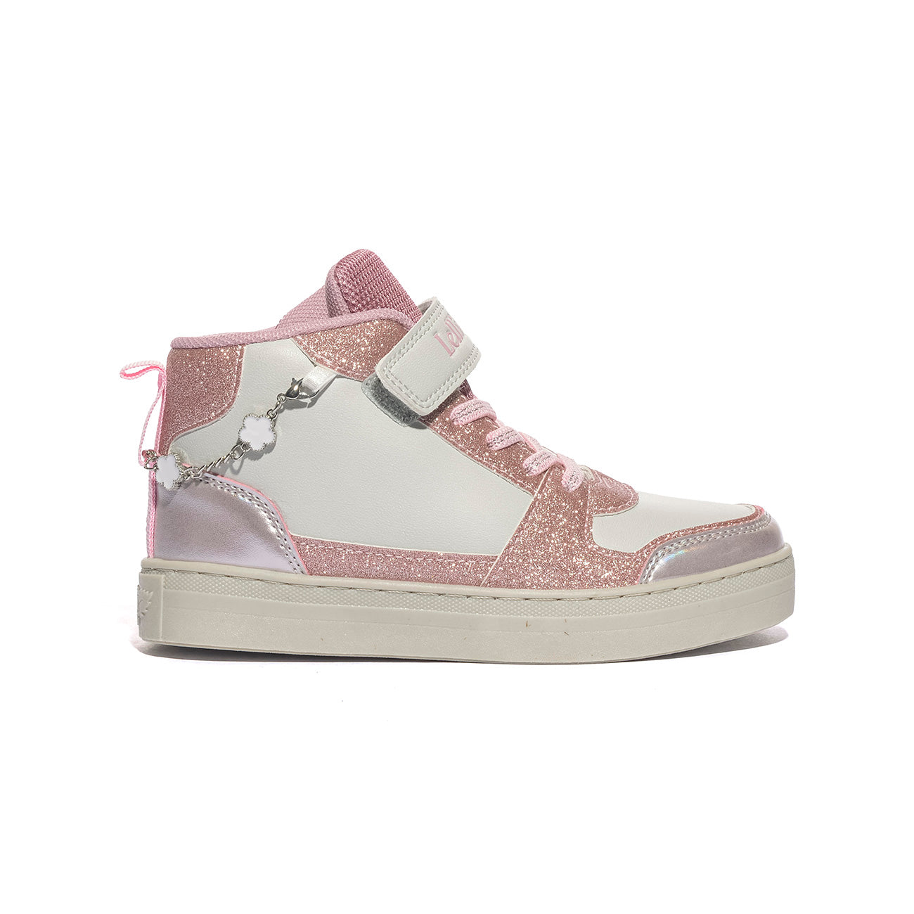 LELLI KELLY LKA4412 GRIGIO ROSA Sneakers Bambina 