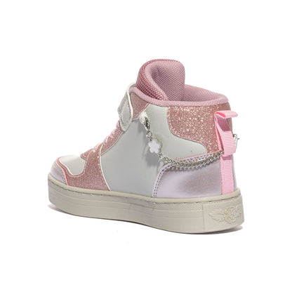 LELLI KELLY LKA4412 GRIGIO ROSA Sneakers Bambina 