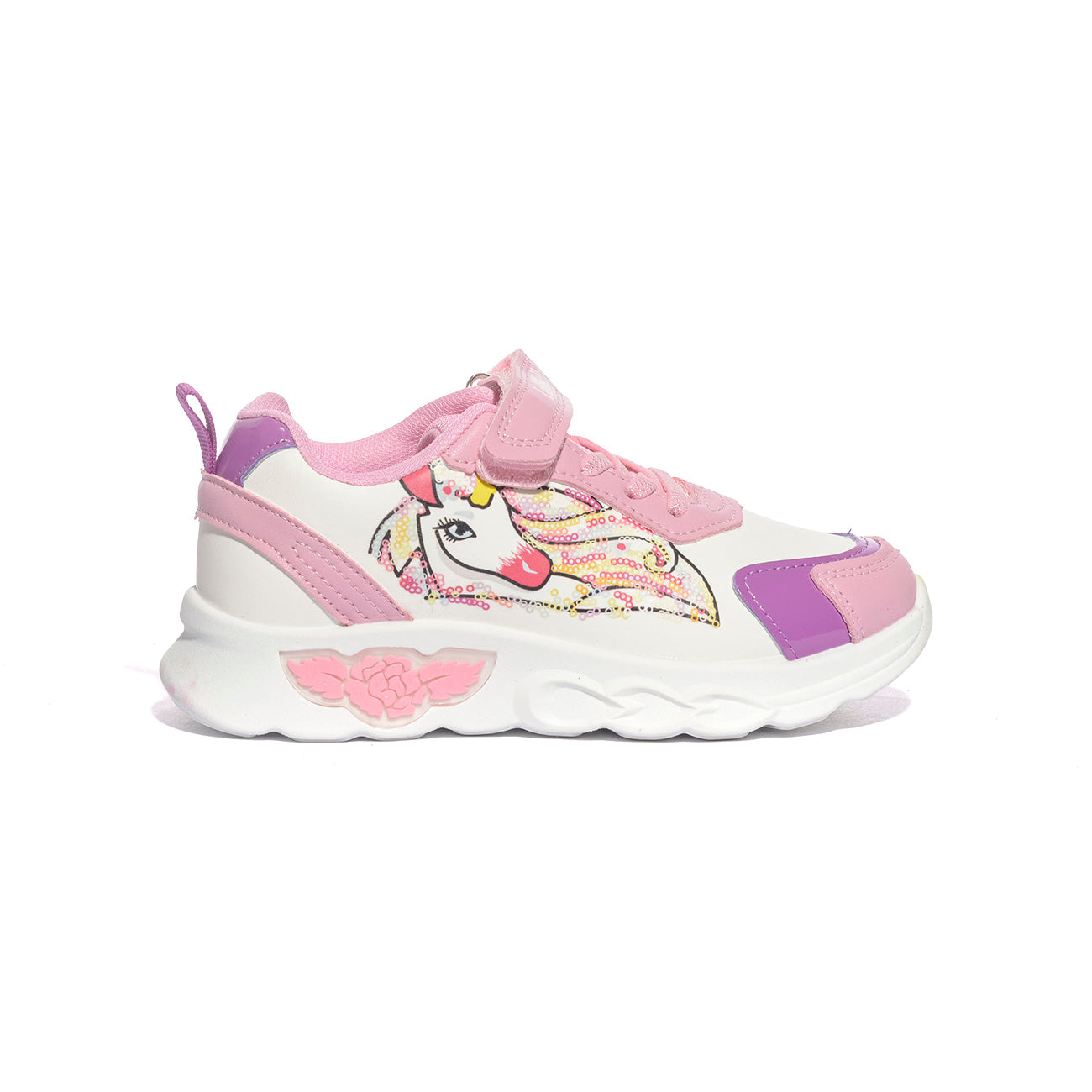 LELLI KELLY LKAA4490 BIANCO ROSA Sneakers Bambina 