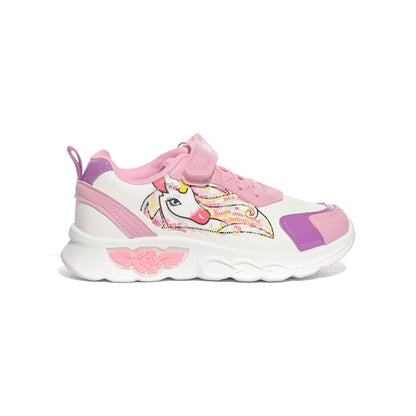 LELLI KELLY LKAA4490 BIANCO ROSA Sneakers Bambina 