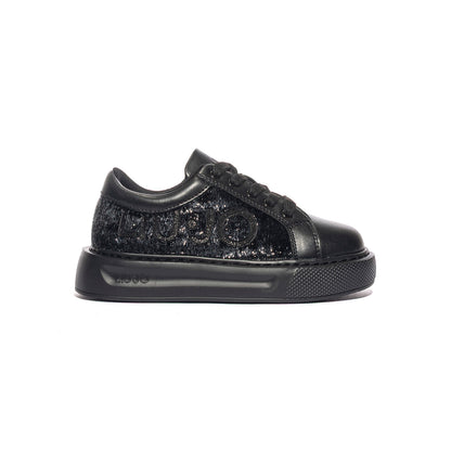 LIUJO 4F4303TX06422222 SPREADING BLACK Sneakers Bambina 