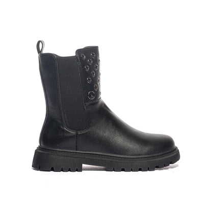 LIUJO 4F4325EX01422222 BLACK Stivaletti Bambina 