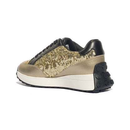 LIUJO BF5027PX692S1189 BLACK LIGHT GOLD Sneakers Donna 