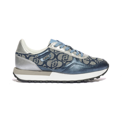 LIUJO BF5057EX321 DENIM SILVER Sneakers Donna 