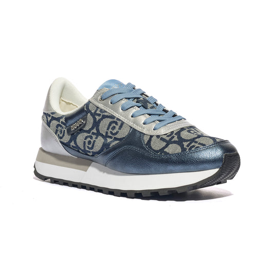 LIUJO BF5057EX321 DENIM SILVER Sneakers Donna 