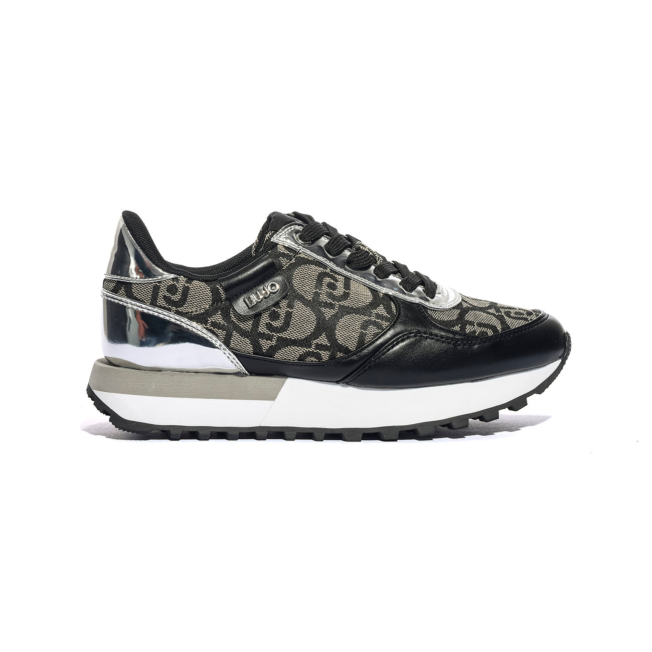 LIUJO BF5057EX32201039 BLACK SILVER Sneakers Donna 