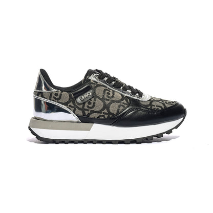LIUJO BF5057EX32201039 BLACK SILVER Sneakers Donna 