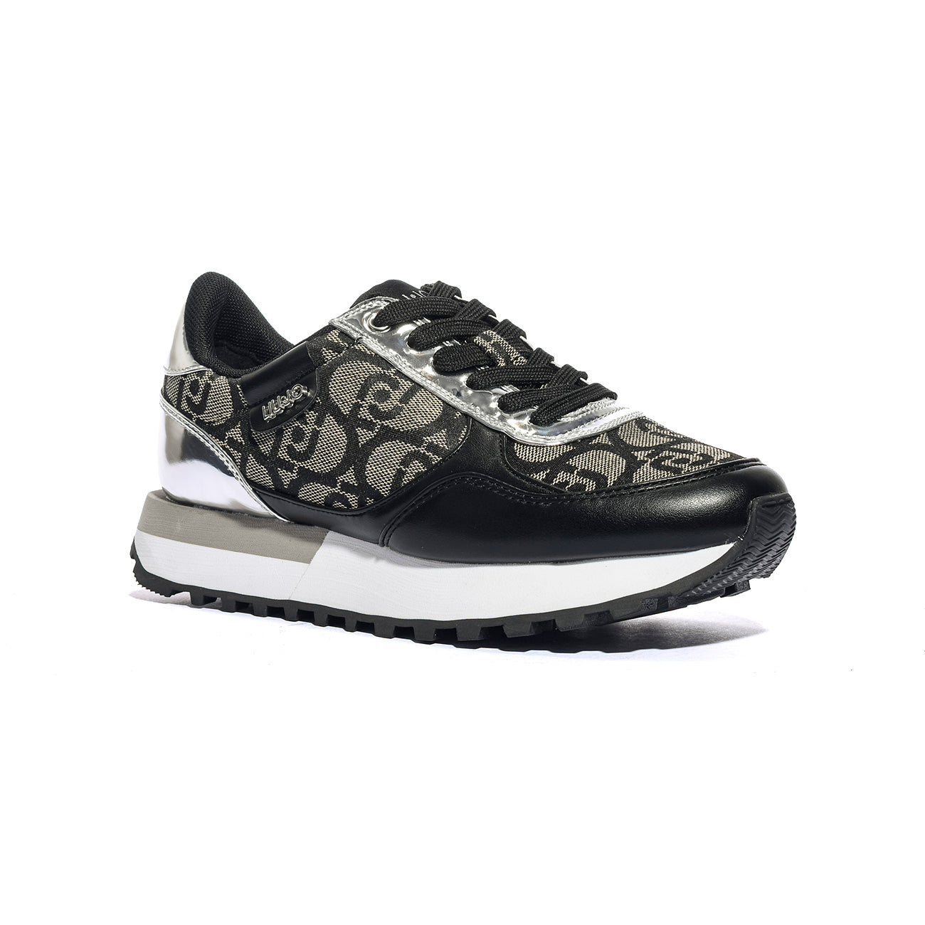 LIUJO BF5057EX32201039 BLACK SILVER Sneakers Donna 