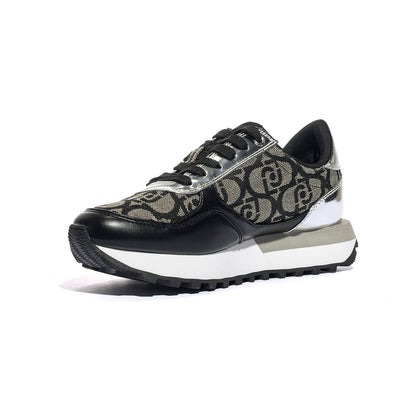 LIUJO BF5057EX32201039 BLACK SILVER Sneakers Donna 