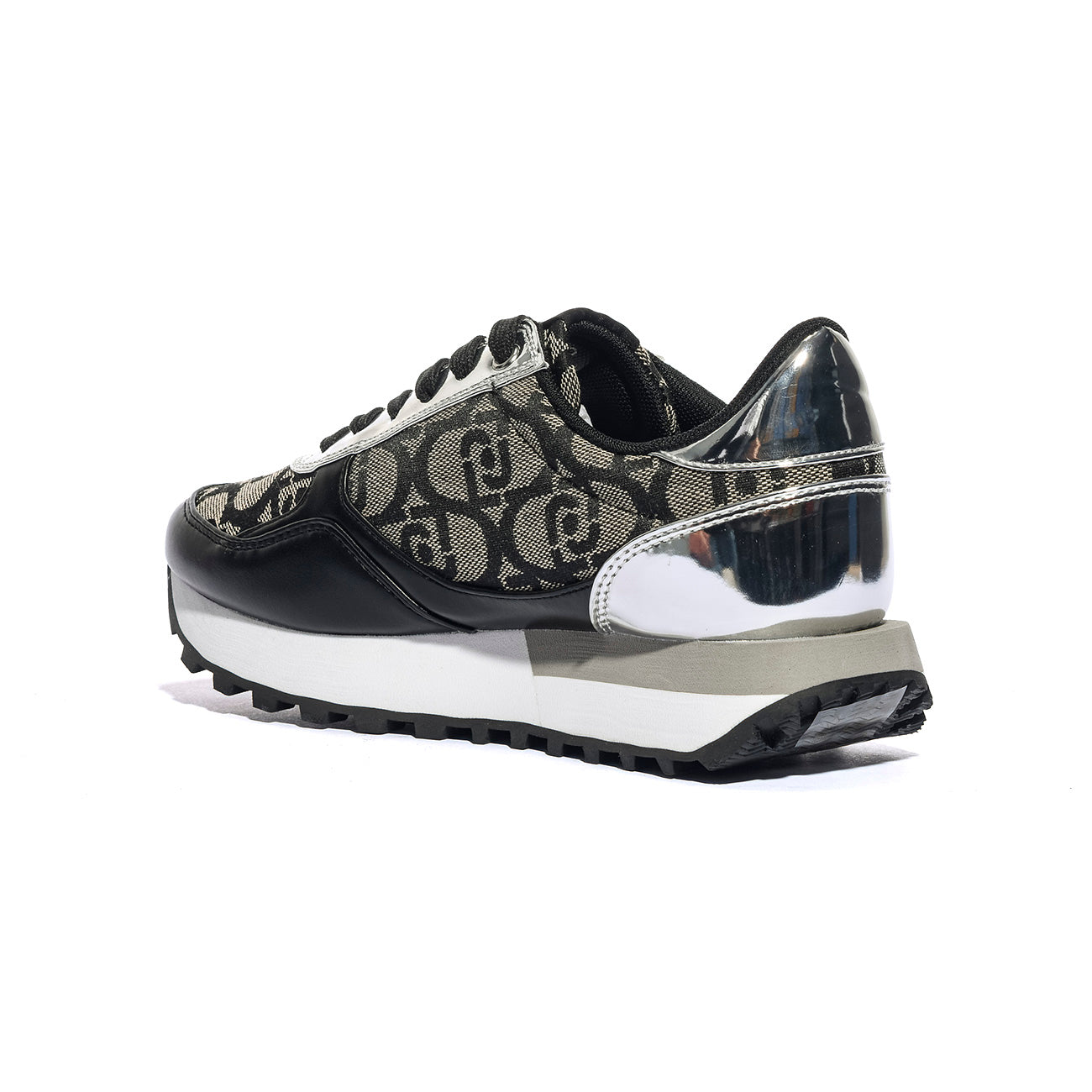 LIUJO BF5057EX32201039 BLACK SILVER Sneakers Donna 