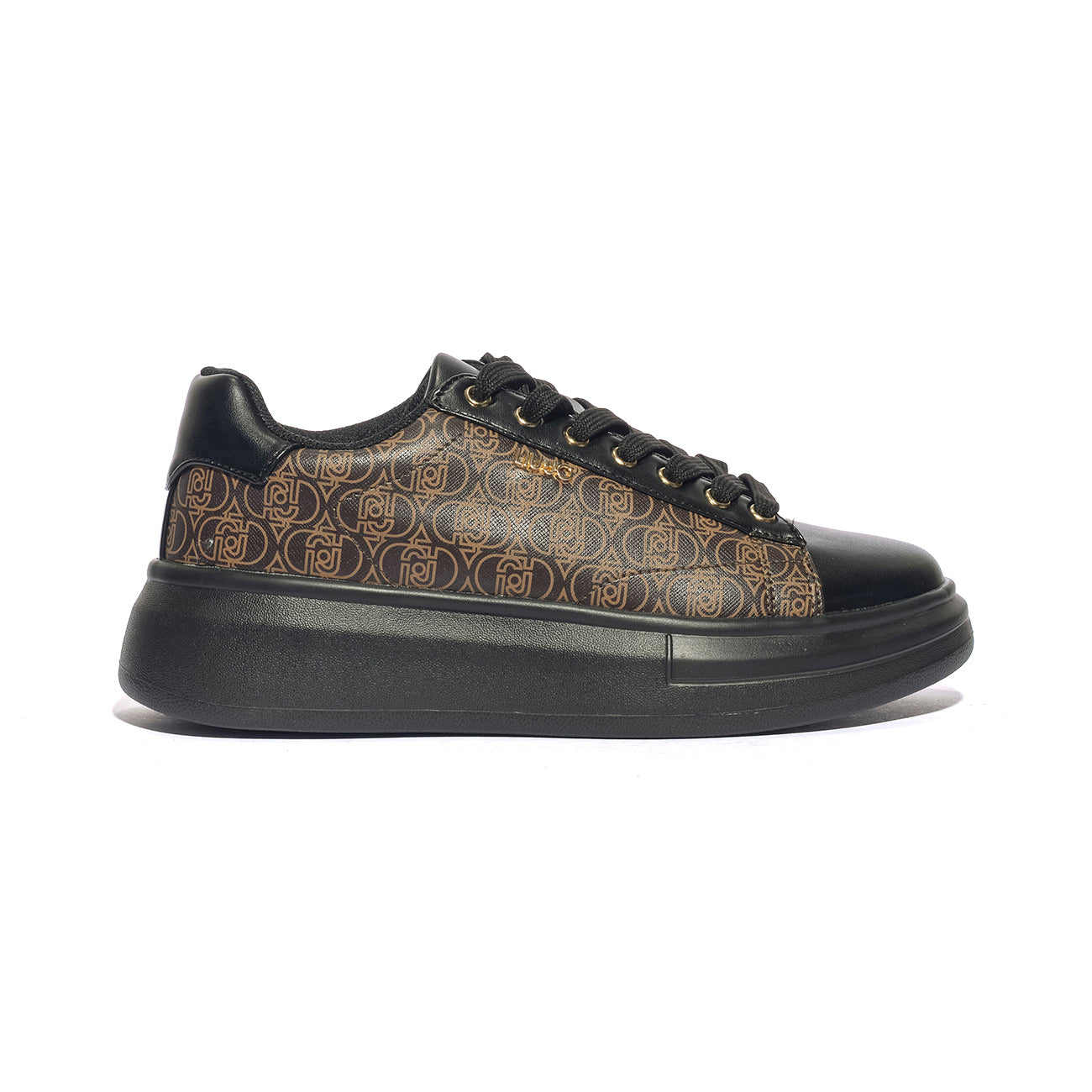 LIUJO BF5059EX323S1033 BLACK BROWN Sneakers Donna 