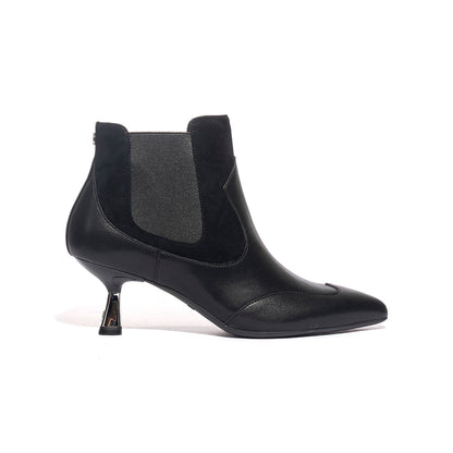 LIUJO SF4119PX54822222 SUED BLACK Stivaletti Donna 