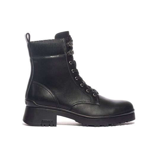 LIUJO SF4141P010222222 CALF BLACK Anfibi Donna 