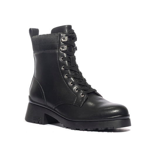 LIUJO SF4141P010222222 CALF BLACK Anfibi Donna 