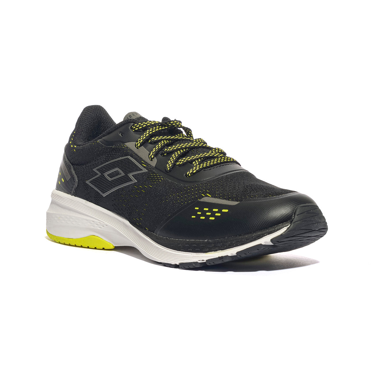LOTTO 217964* ALL BLACK ACACIA GREEN Sneakers Calzature 