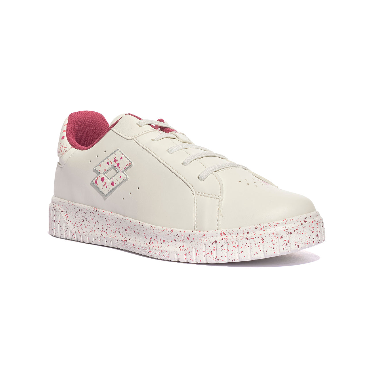 LOTTO 218193 WHITE PURPLE 228 TEA ROSE Sneakers Bambino 