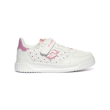 LOTTO 219415 WHITE CASHMERE ROS MT Sneakers Bambino 