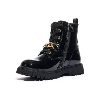 LUMBERJACK 102226547 BLACK Anfibi Bambina 
