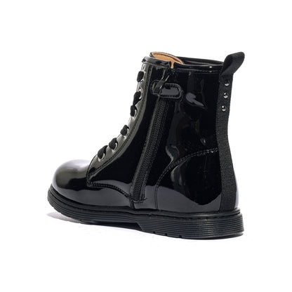 LUMBERJACK 102226552 BLACK Anfibi Bambina 