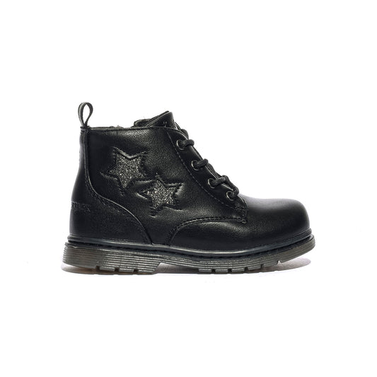 LUMBERJACK 102226583 BLACK Anfibi Bambina 