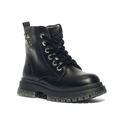 LUMBERJACK 102226597 BLACK Anfibi Bambina 